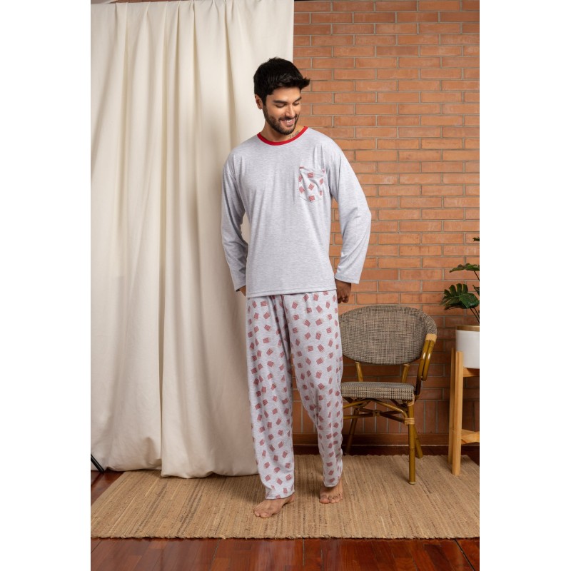 Pijama Pop Corn - algodón pima