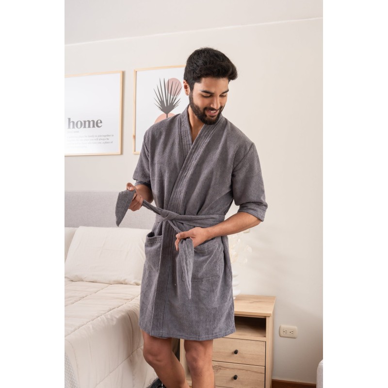 Bata de baño Leo - Microfibra
