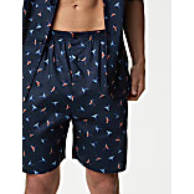 Pijama Set Pure Cotton Parrot Print