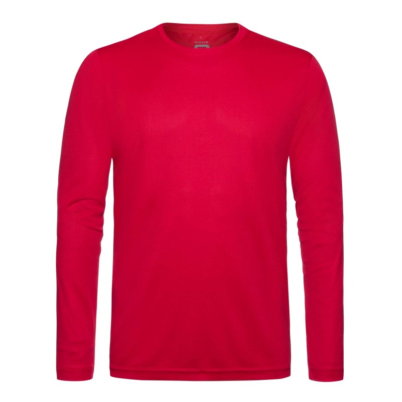 Ropa Deportiva Personalizada de Manga Larga Rojo