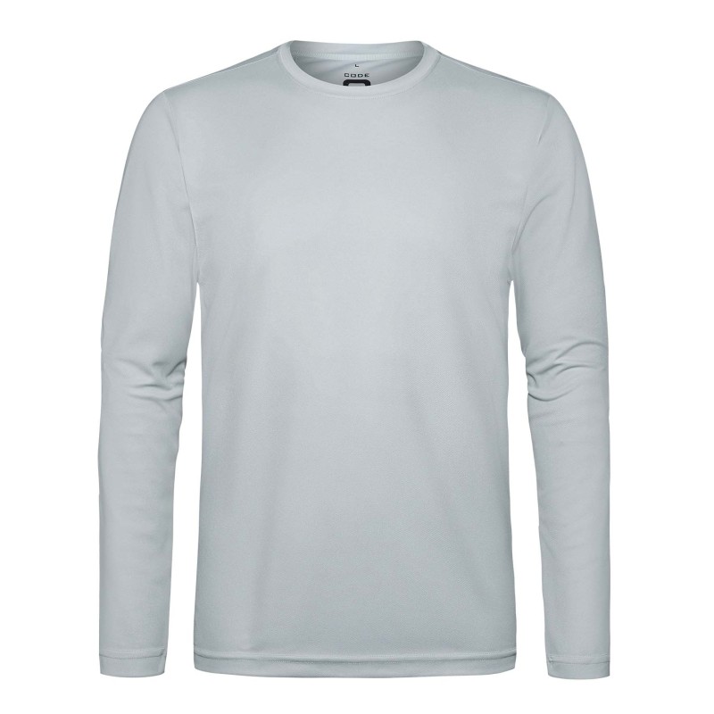 Ropa Deportiva Personalizada de Manga Larga Gris